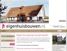 Tablet Screenshot of eigenhuisbouwen.nl